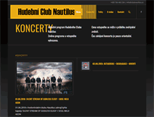 Tablet Screenshot of clubnautilus.cz
